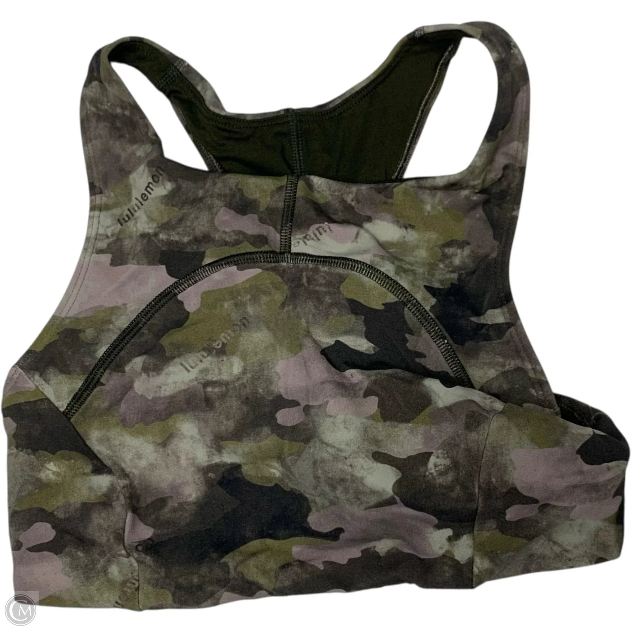 Lululemon Green Athletic Sports Bra for Women Size S - High Support Workout, Yoga, Running & Gym Activewear