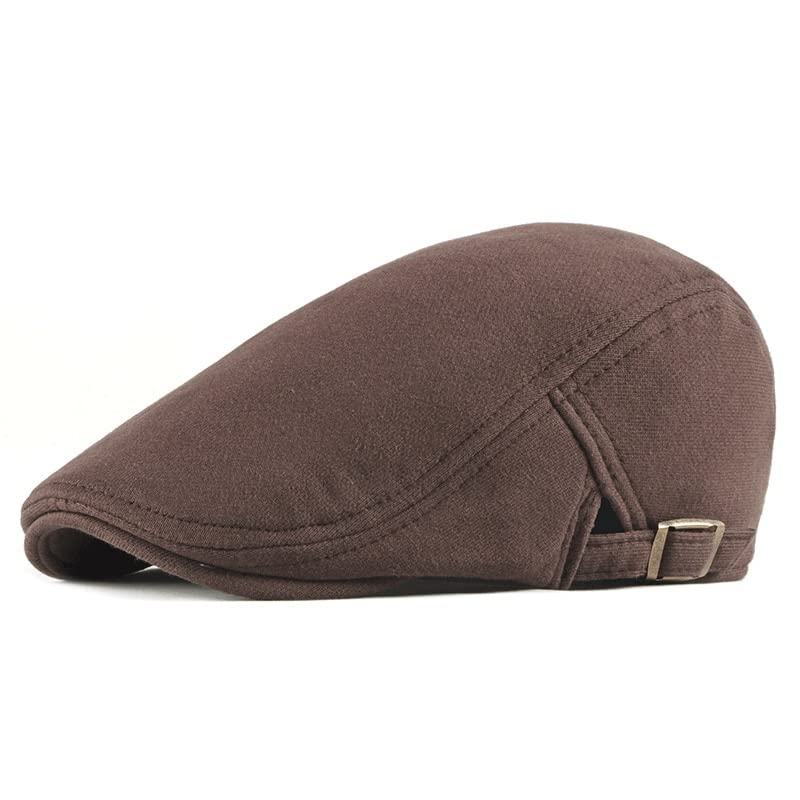 Stylish Men's Newsboy Cap - Adjustable Flat Driving Hat & Beret for Men (55-60cm) - Perfect for Casual Outfits, Vintage Looks & Outdoor Activities