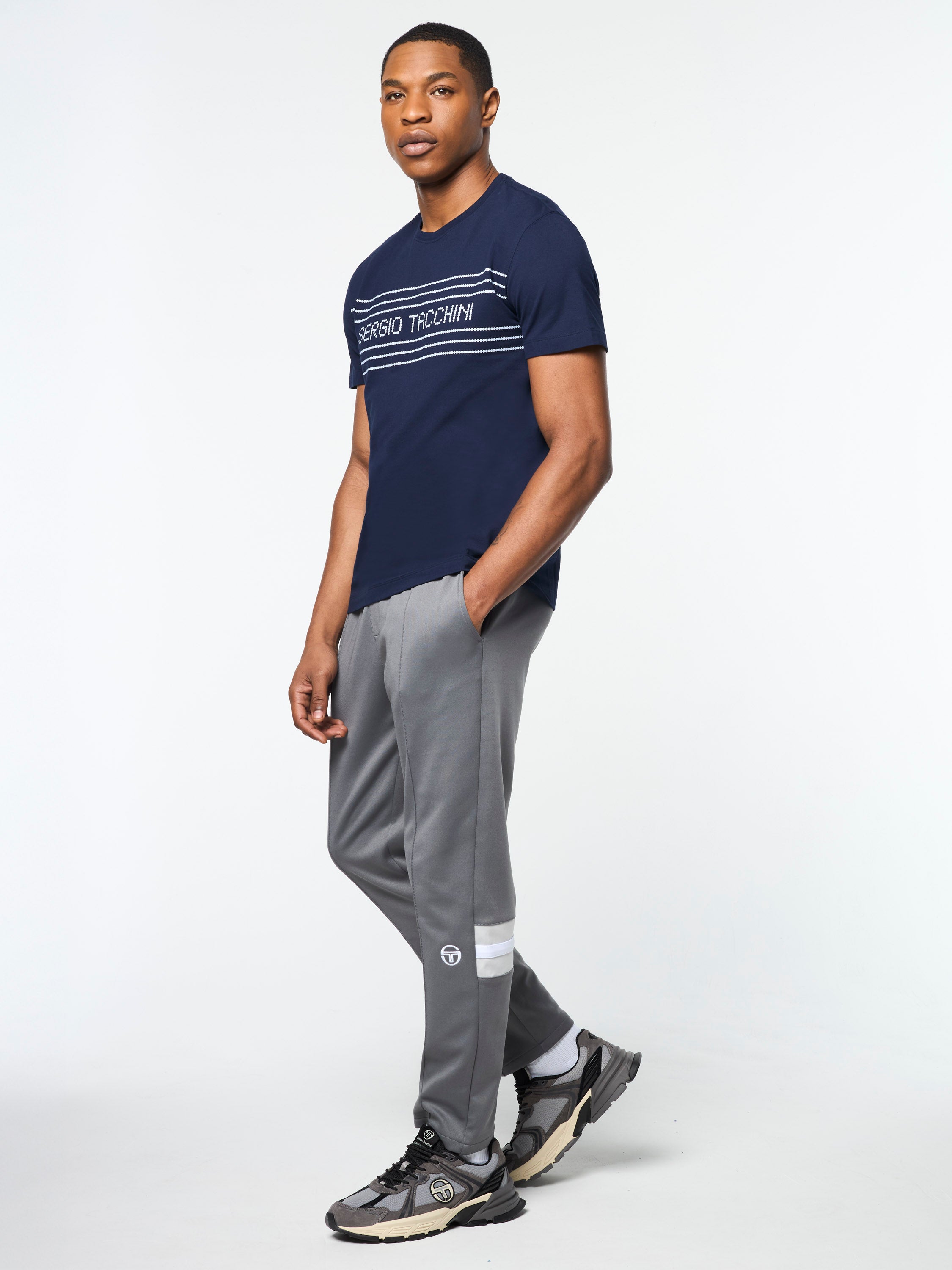Remo Men's Casual T-Shirt - Soft Cotton Crew Neck Tee in Maritime Blue | Perfect for Everyday Wear, Gym & Outdoor Activities