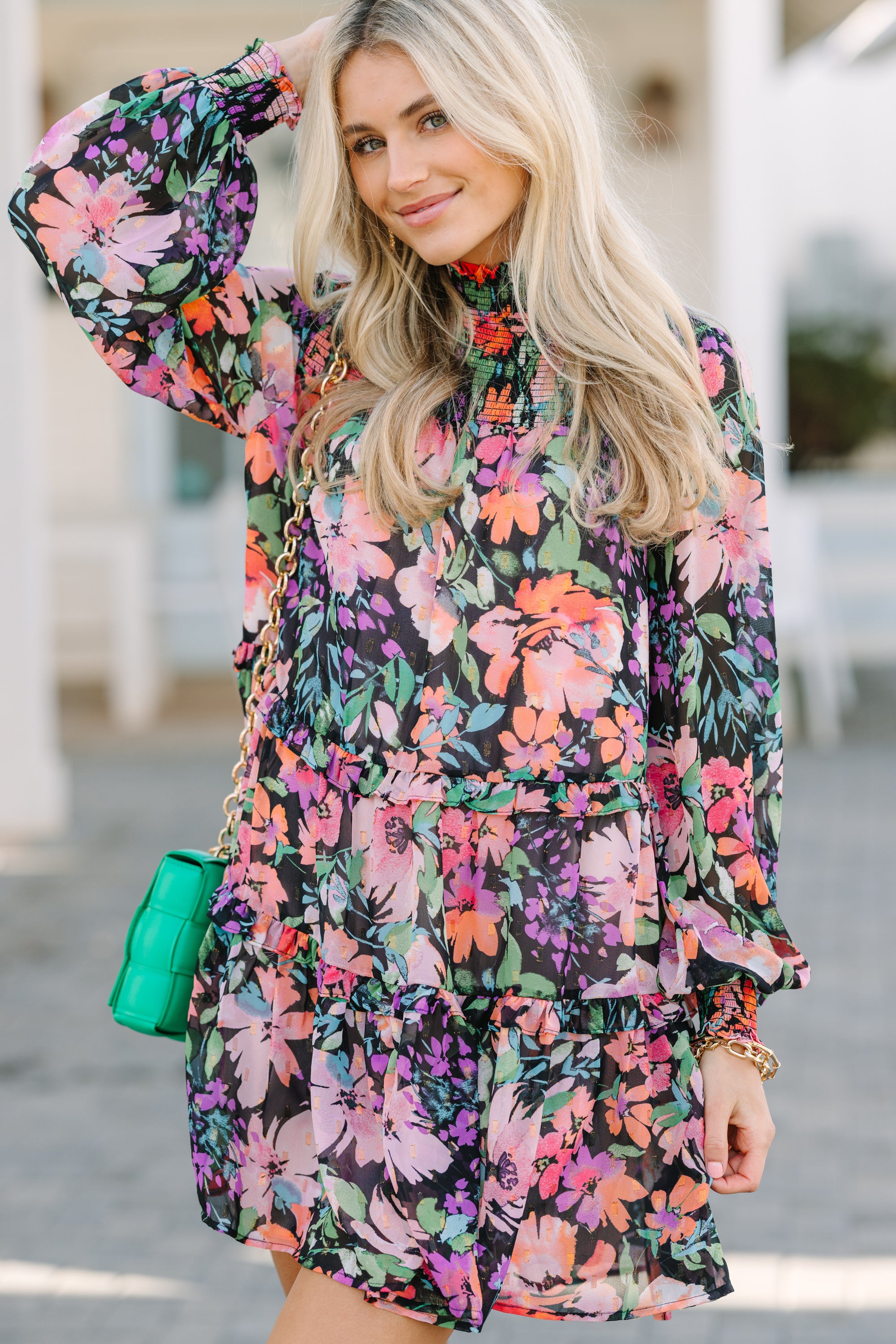 Fate: For Your Love Black Floral Dress - Elegant Women's Summer Maxi Dress for Date Night & Special Occasions