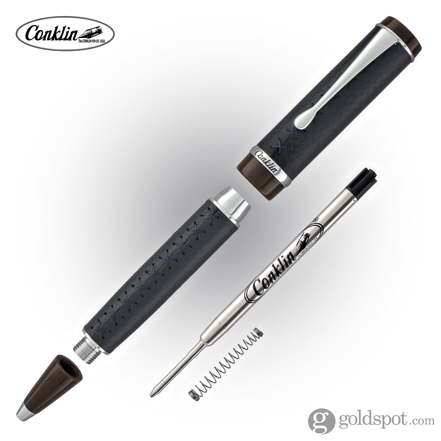 Conklin Duragraph Special Edition Ballpoint Pen - Premium Matte Black Finish (Savoy) - Perfect for Business Professionals & Gift Giving