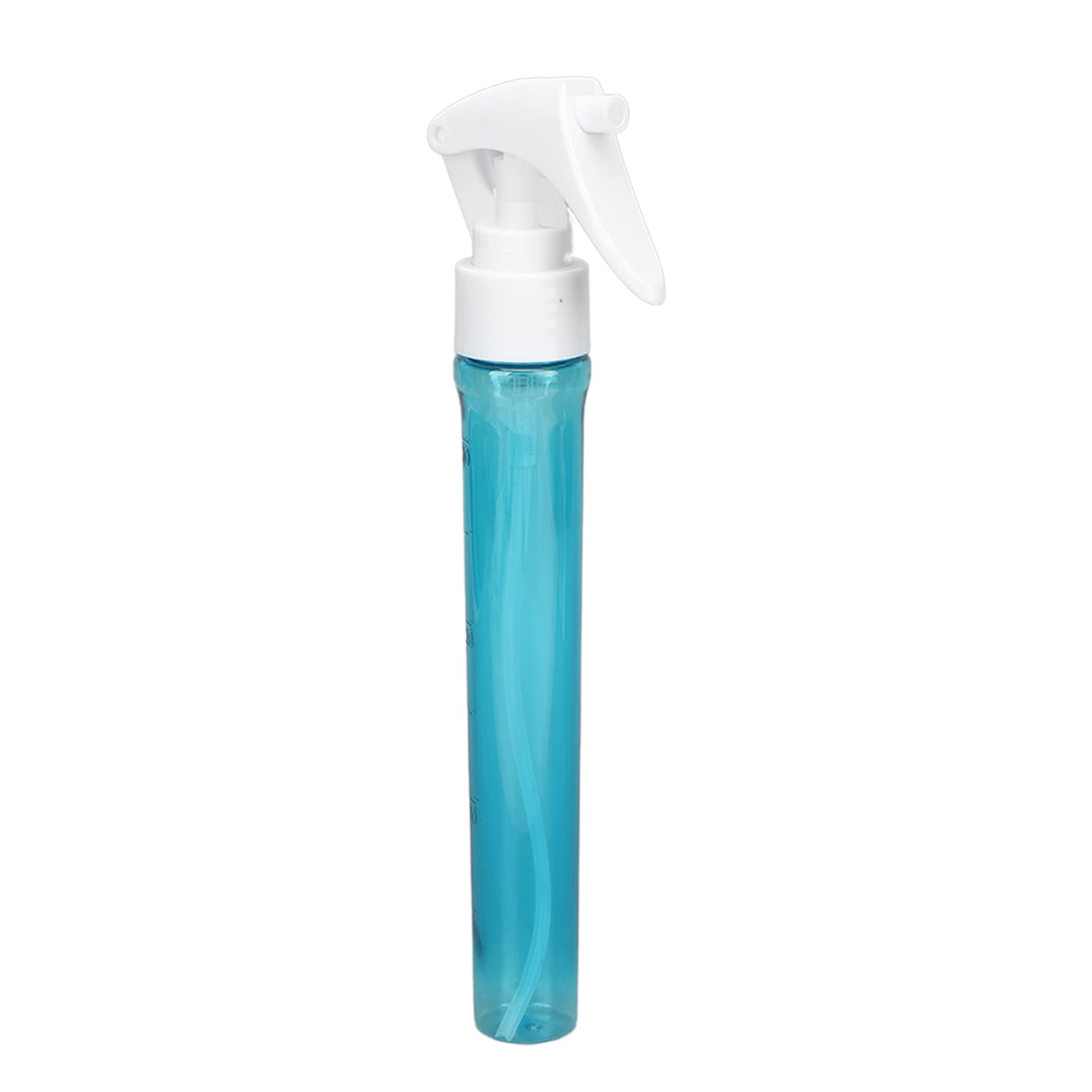 Leakproof Ultra Fine Mist Continuous Water Hair Spray Bottle - Empty Refillable Plastic Sprayer for Hair Styling, Travel & Salon Use (Blue)