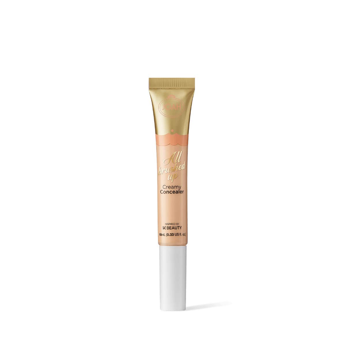 JOAH All Brushed Up! Radiant Concealer - Fair Skin Tone, Full Coverage Liquid Concealer for Dark Circles & Blemishes | Cruelty-Free, Vegan Makeup for Flawless Under Eyes & Face | Perfect for Daily Wear, Special Occasions & Photo Shoots