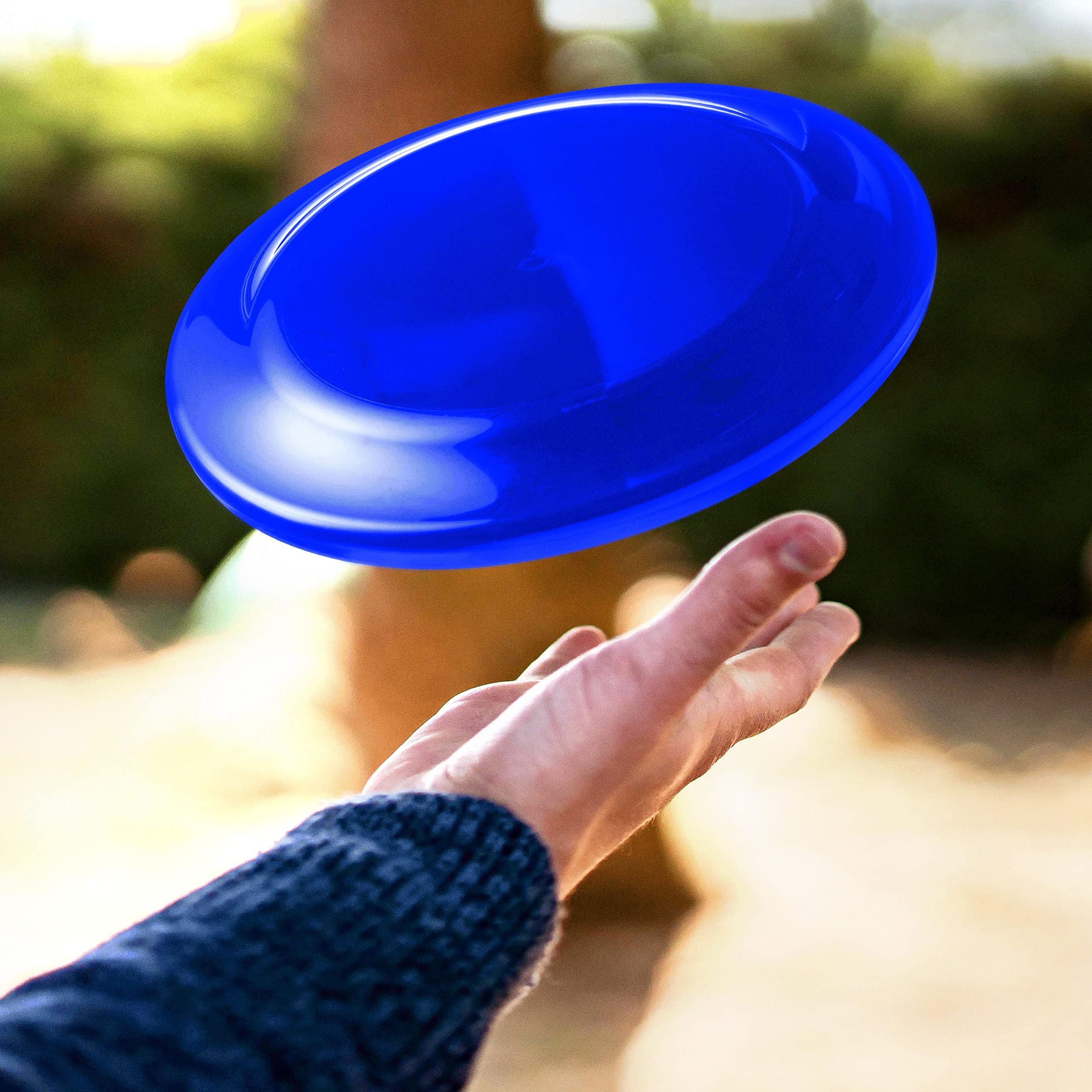 **Bulk 9.25 Inch Frisbee Flying Discs - Durable Outdoor Sports Disc for Beach, Park & Backyard Fun - Family & Dog-Friendly Flying Disc Game (Set of X)**    *(Replace 