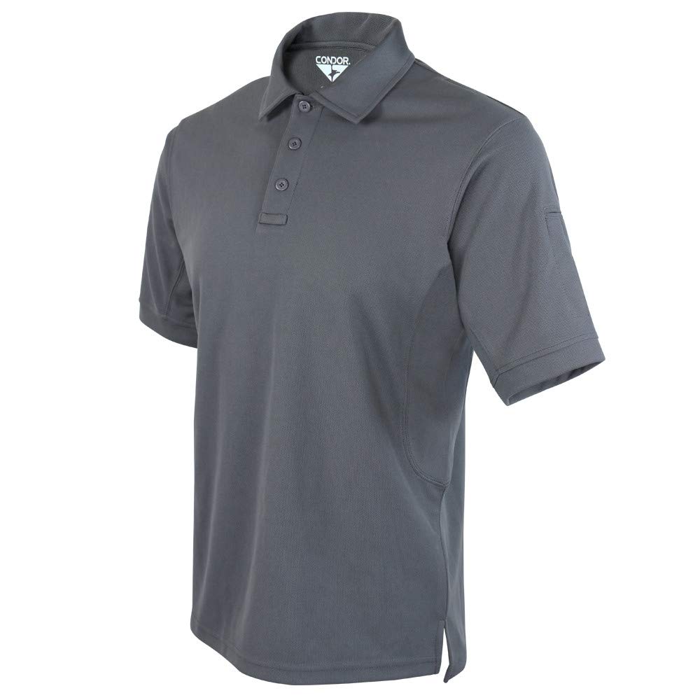Condor Standard Performance Tactical Polo Shirt - Moisture Wicking, Quick Dry, Breathable Men's Work Shirt for Outdoor, Hiking, and Tactical Operations