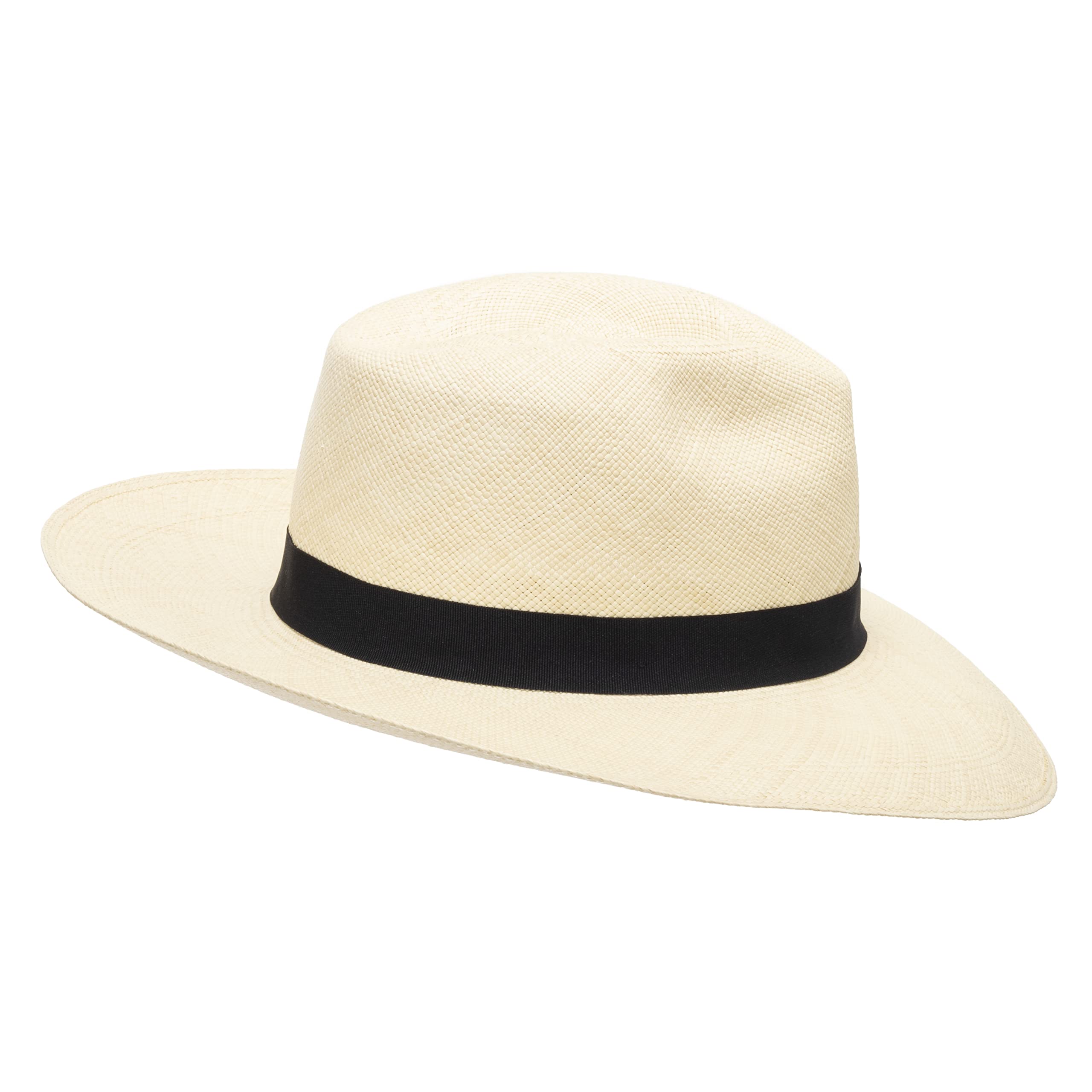Stylish Monaco Panama Straw Fedora Hat for Men & Women - Summer Sun Hat with Decorative Golf Charm Pin - Perfect for Beach, Golf, Outdoor & Casual Wear
