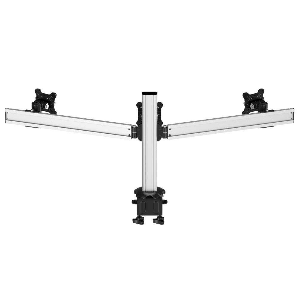 Triple Monitor Stand for Apple Displays - Low Profile Desk Mount with Adjustable Arms | Perfect for Home Office, Gaming Setup & Multi-Tasking Workspaces