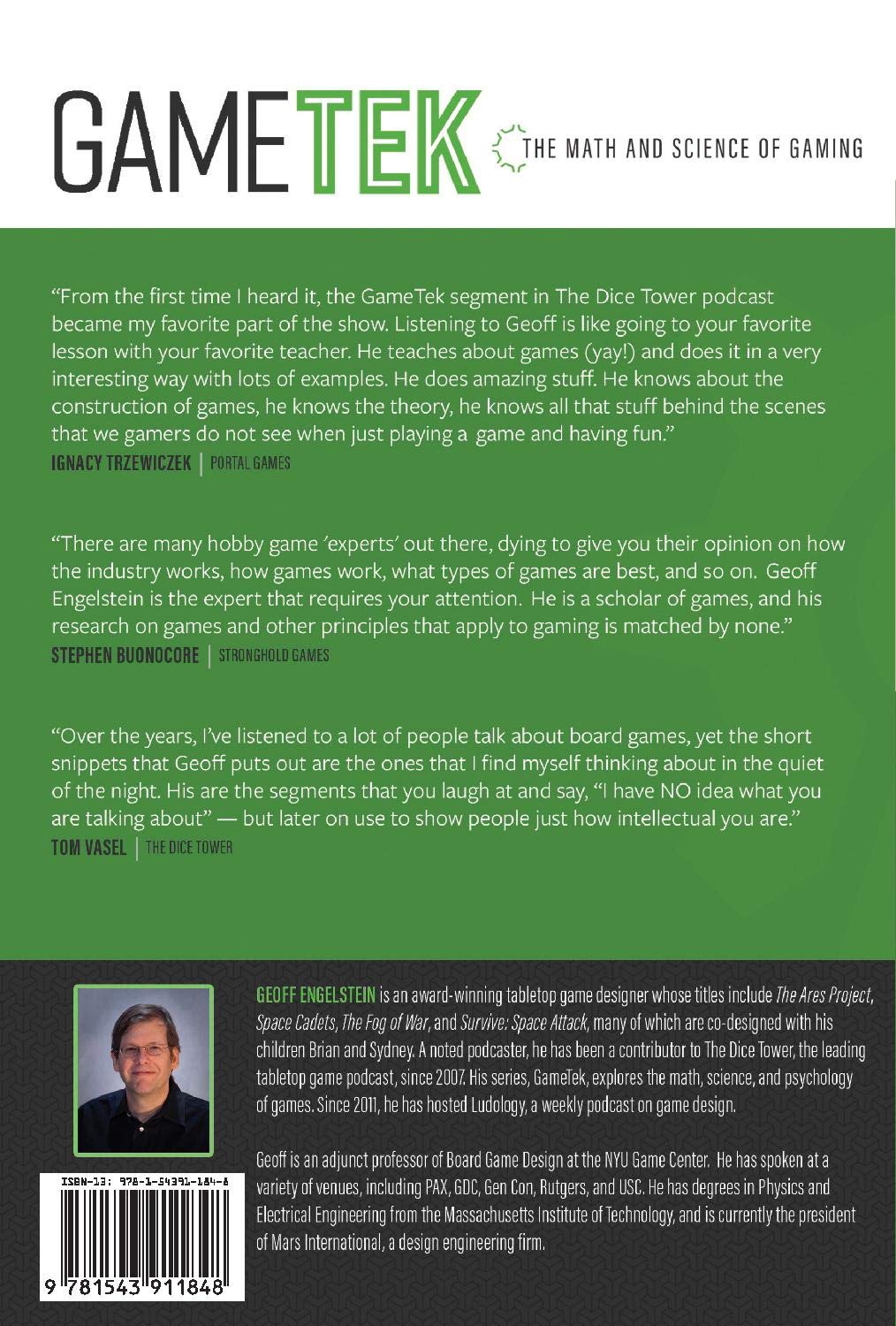 Gametek: The Math and Science of Gaming - STEM Educational Book for Game Design & Development | Perfect for Students, Teachers & Game Enthusiasts