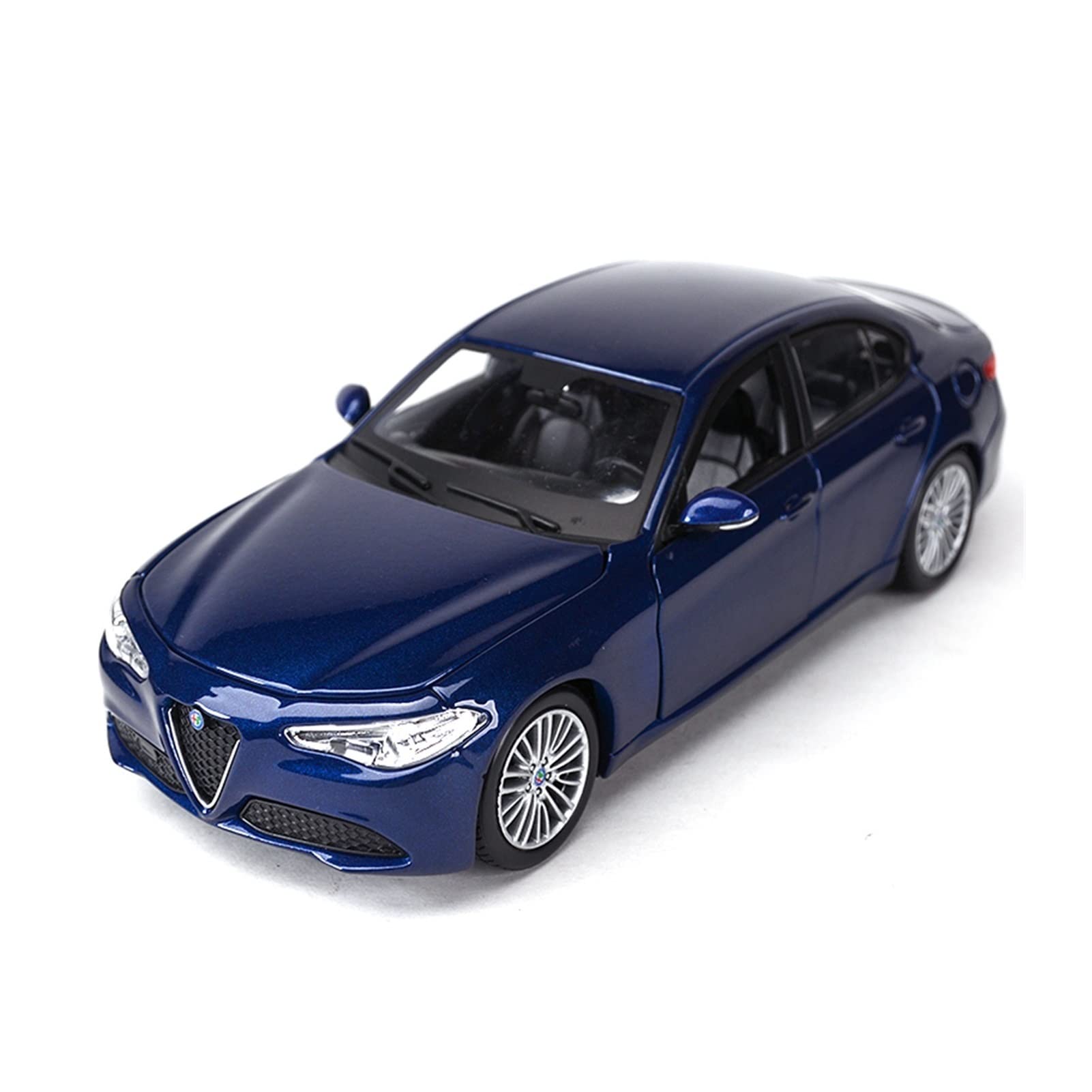 1:24 Scale Alfa Romeo Giulia Die Cast Alloy Sports Car Model - Blue Collectible Toy for Boys | Perfect for Display, Gifts & Racing Enthusiasts