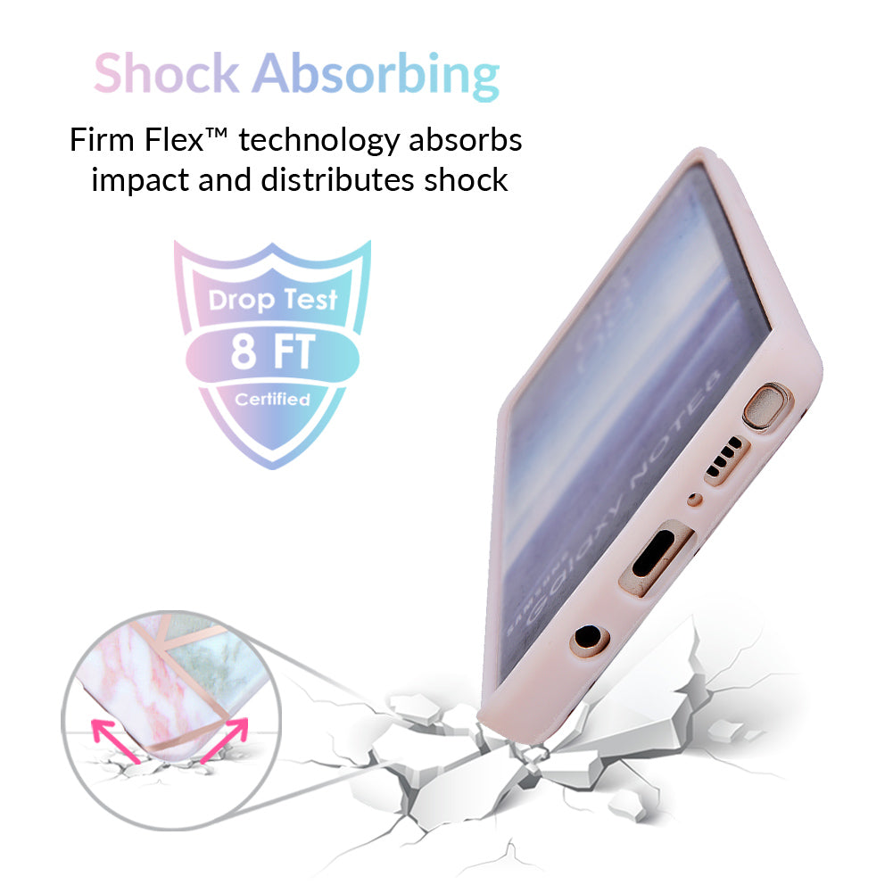 Stylish Geometric Marble Design Samsung Phone Case - Durable Protective Cover for Galaxy S21/S20/Note 20 - Perfect for Work, Travel & Everyday Use