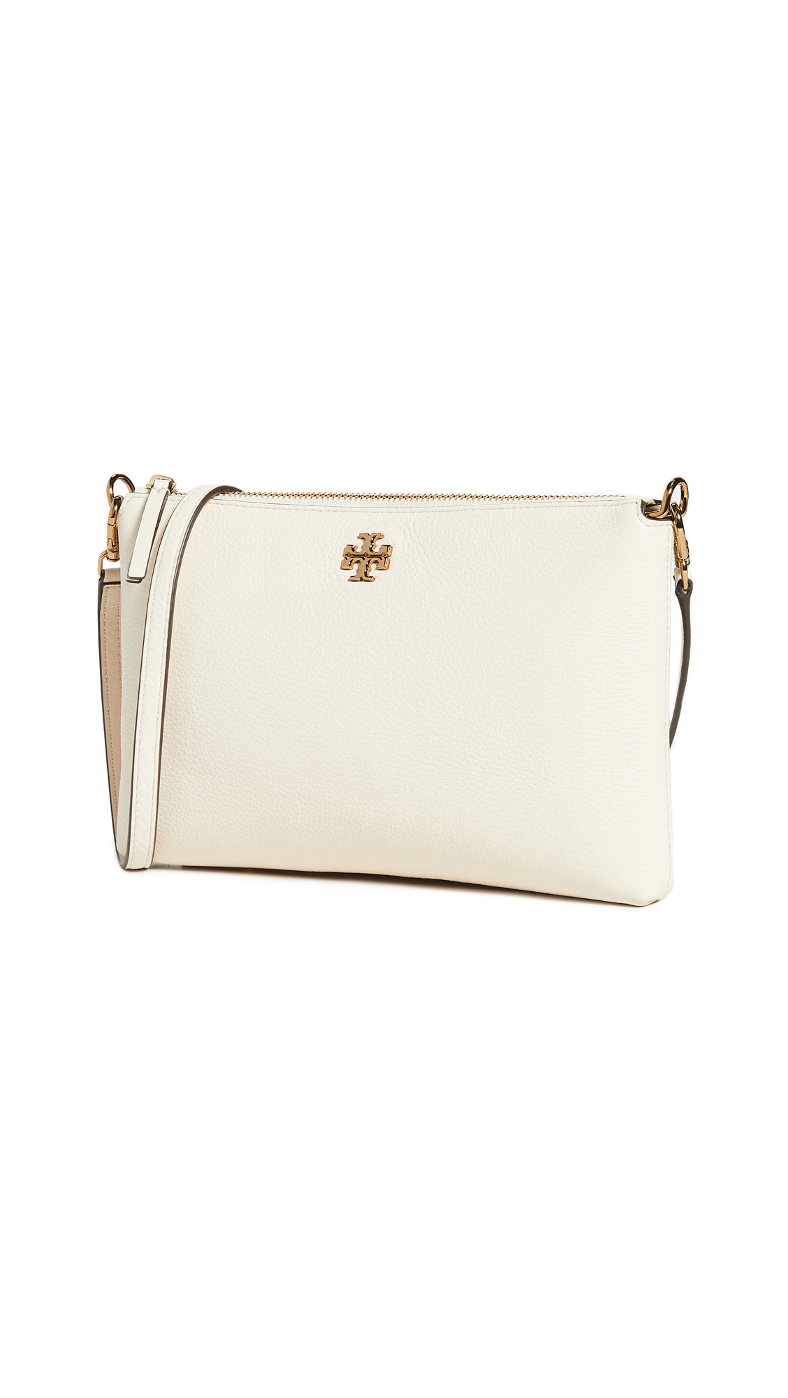 Tory Burch Women's Kira Crossbody Bag - Stylish Leather Shoulder Purse for Everyday Use, Work & Travel | Compact & Lightweight Handbag with Adjustable Strap