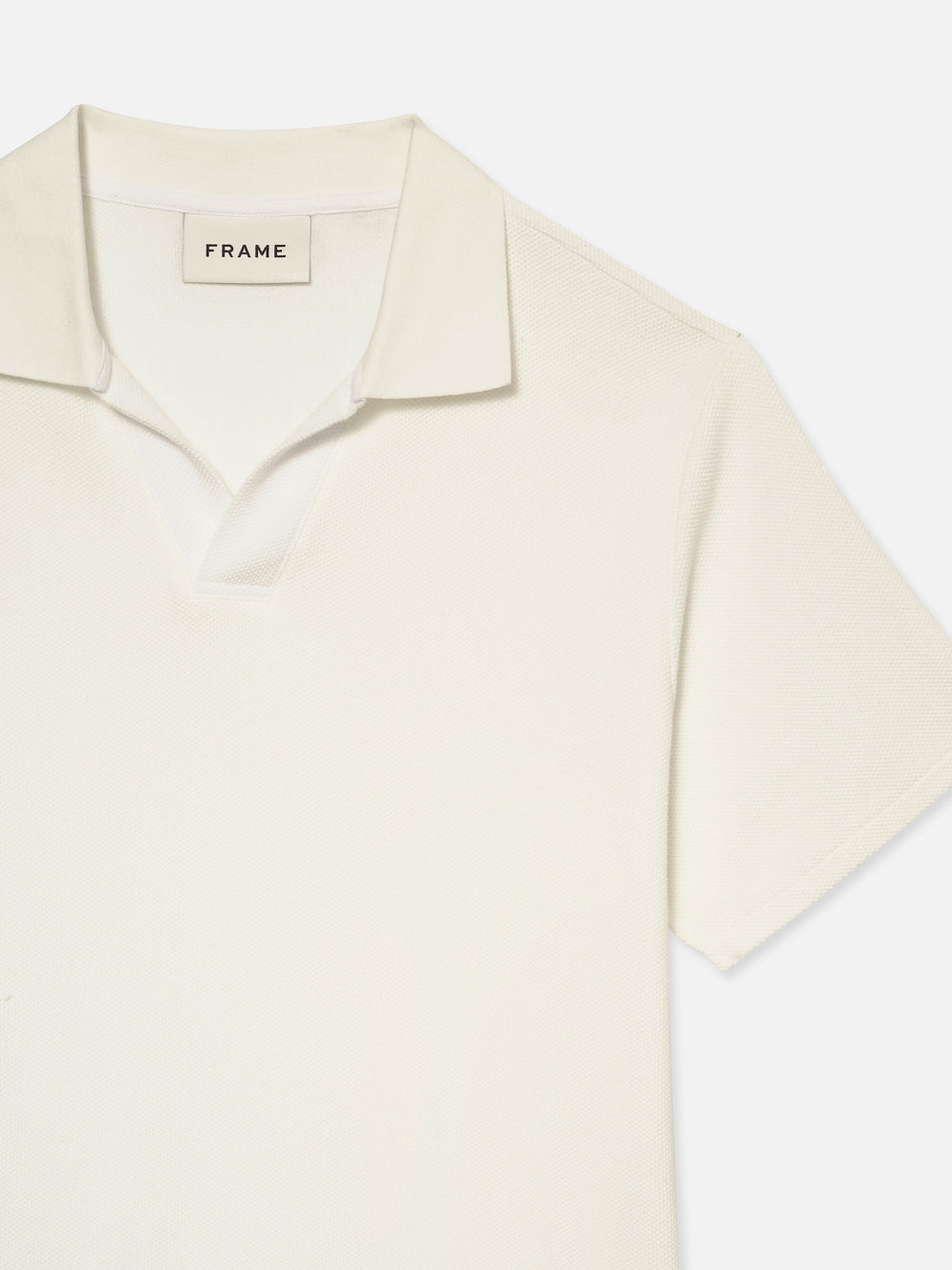Premium Jacquard Polo Shirt for Men - Breathable & Stylish Off-White Knit Top - Perfect for Golf, Business Casual & Summer Outfits