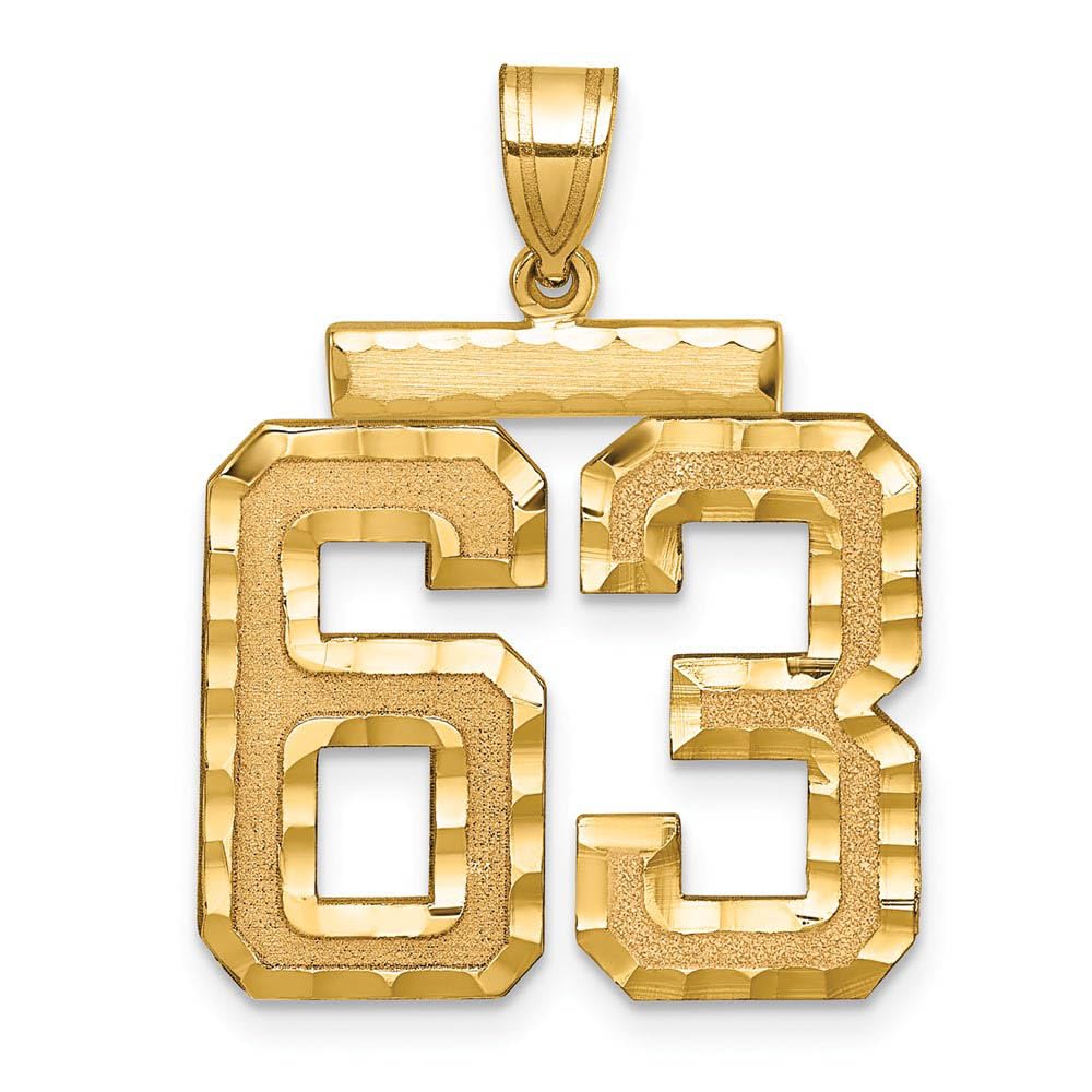 14k Yellow Gold Black Bow Pendant - Varsity Collection for Gifts