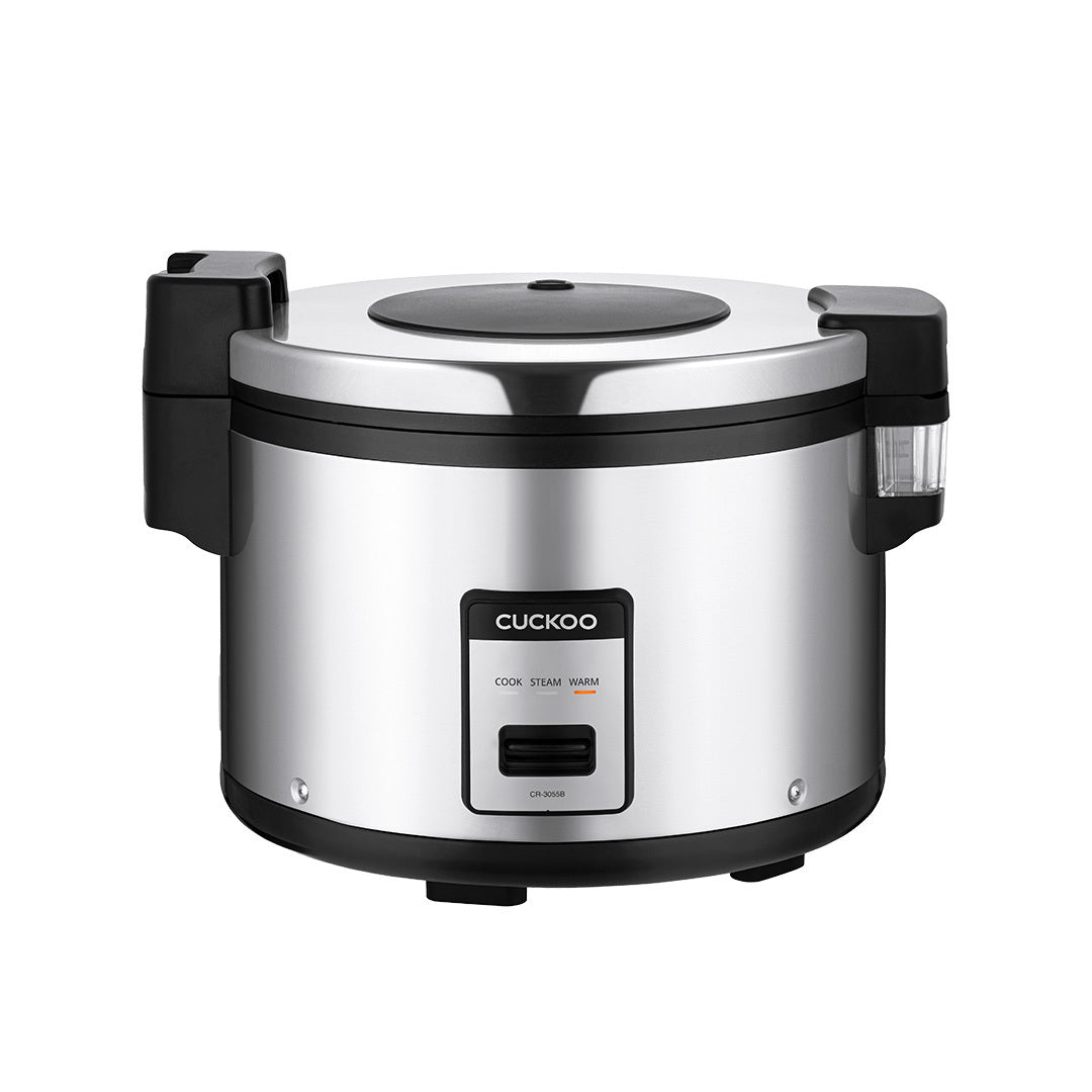 30 Cup Commercial Rice Cooker (CR 3055) - Large Capacity Stainless Steel Rice Steamer for Restaurants, Catering & Bulk Cooking - Perfect for Buffets, Parties & Meal Prep