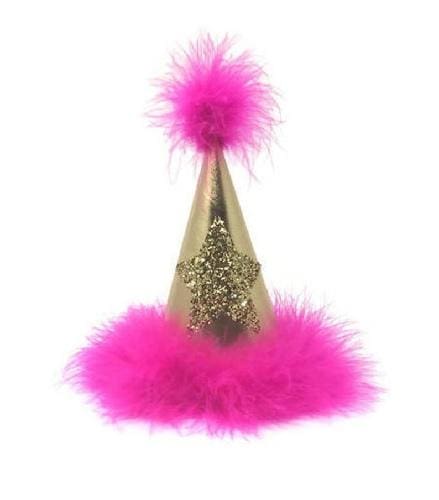 Superstar Pawty Hats for Dogs - Cute Pet Costume Accessories for Birthday Parties & Halloween - Perfect for Small to Medium Dogs - Fun Dress Up Outfit for Pets