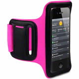 Apple iPhone 4/4S Armband - Pink Sports Running Case for Gym, Jogging & Workout - Secure Fit & Sweatproof Design