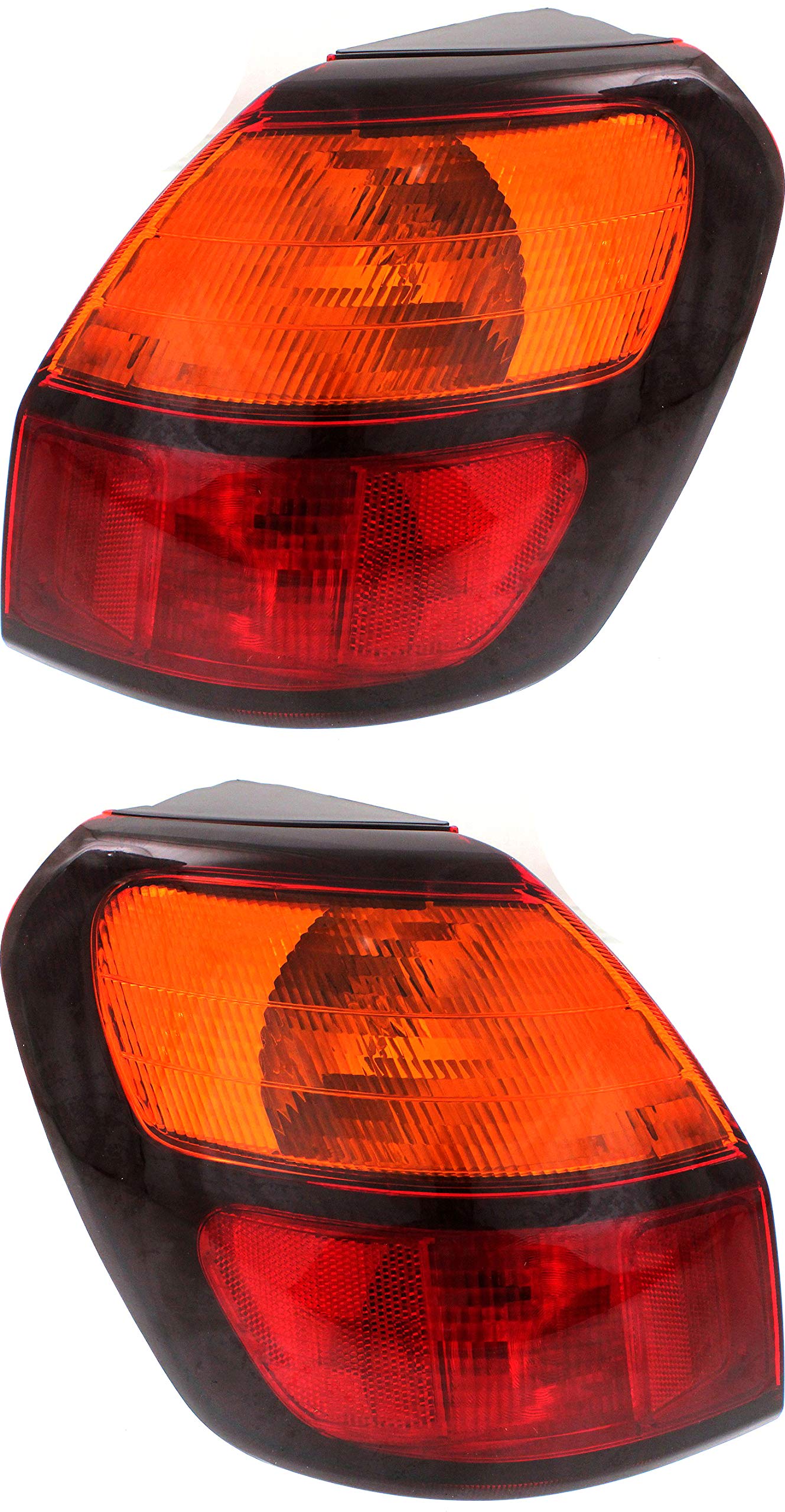 Garage-Pro Tail Light Lamp Assembly Set Compatible With 2000-2004 Subaru Outback Wagon - Left & Right Outer Lights with Bulbs - Perfect for Replacement, Restoration, and Nighttime Driving Safety