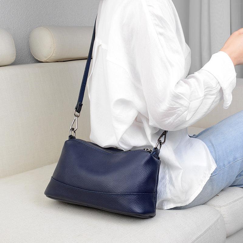 Lovevop Genuine Cowhide Shoulder Bag for Women - Stylish Crossbody Purse for Summer, Work, Travel & Daily Use
