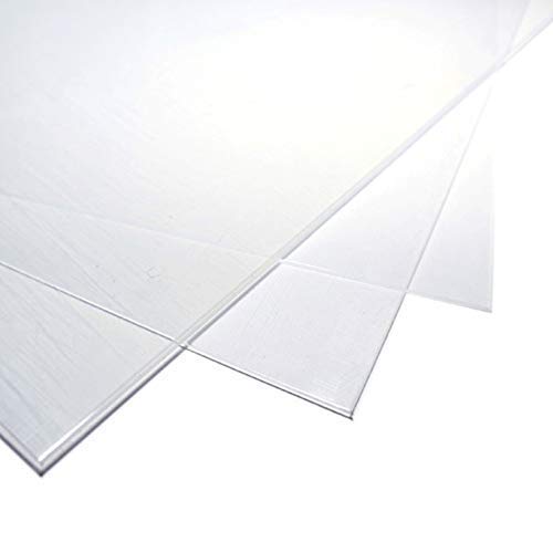Premium PETG Clear Plastic Plexiglass Sheets - 12