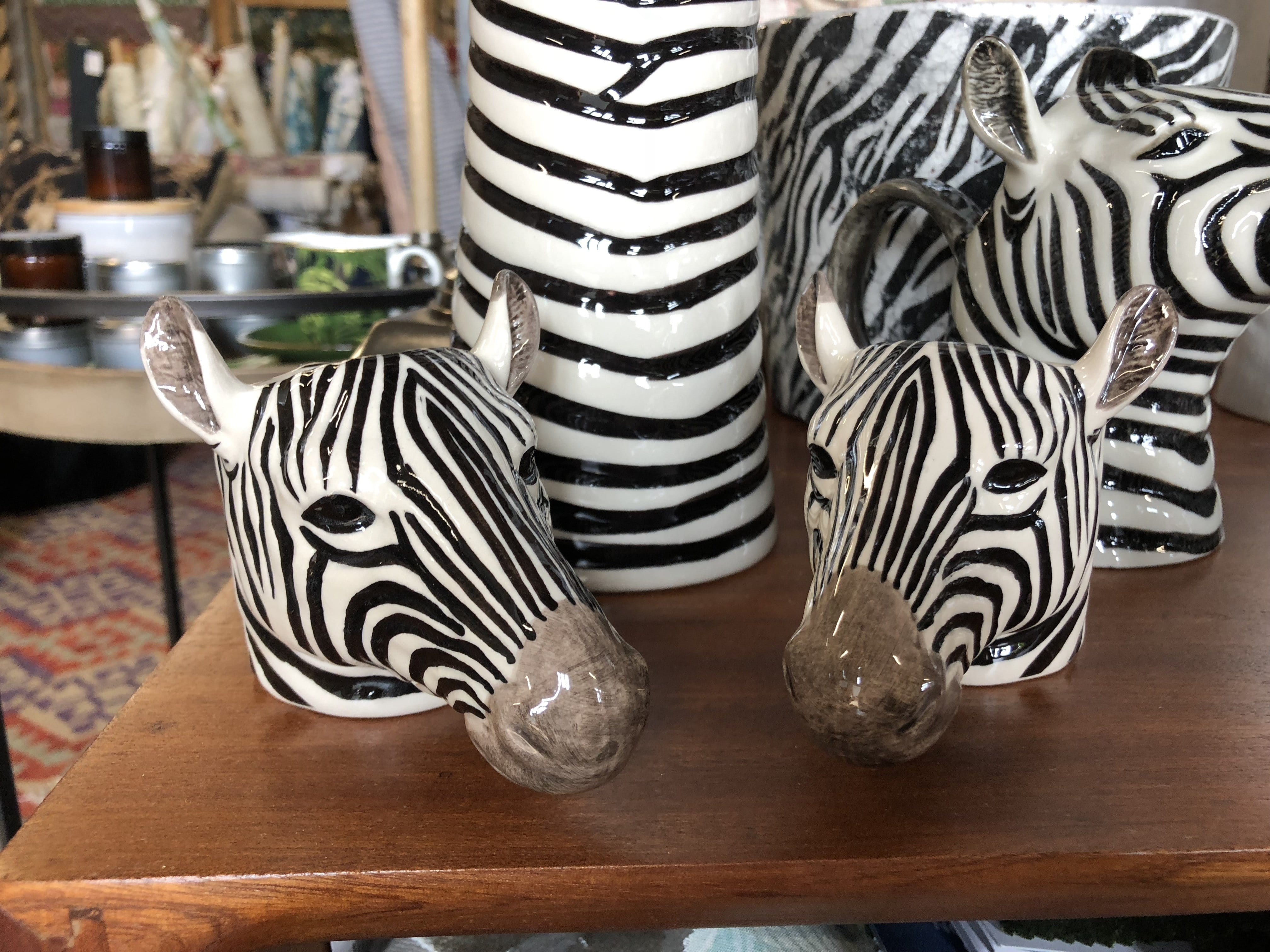 Zebra Egg Cup Holder - Unique Ceramic Egg Stand for Breakfast Table Decor - Perfect for Easter, Kitchen, and Dining Room Decorations