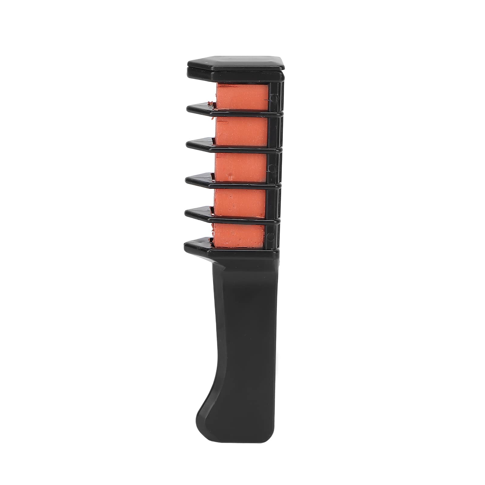 Professional Hair Chalk Comb - Temporary Washable Hair Color Dye for Parties, Halloween & Cosplay - Portable Hair Coloring Tool for Women & Kids (Orange) - Perfect for Festivals, Family Gatherings & Self-Expression