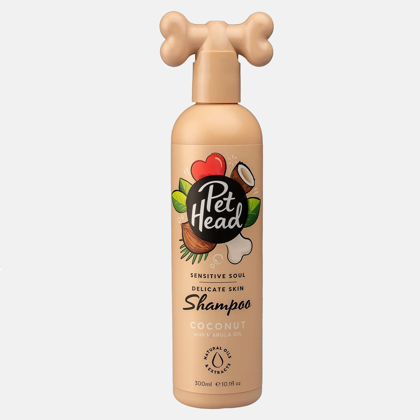 Pet Head Sensitive Soul Shampoo for Dogs & Cats - 300ml Gentle Hypoallergenic Formula - Perfect for Sensitive Skin & Allergy-Prone Pets at Home