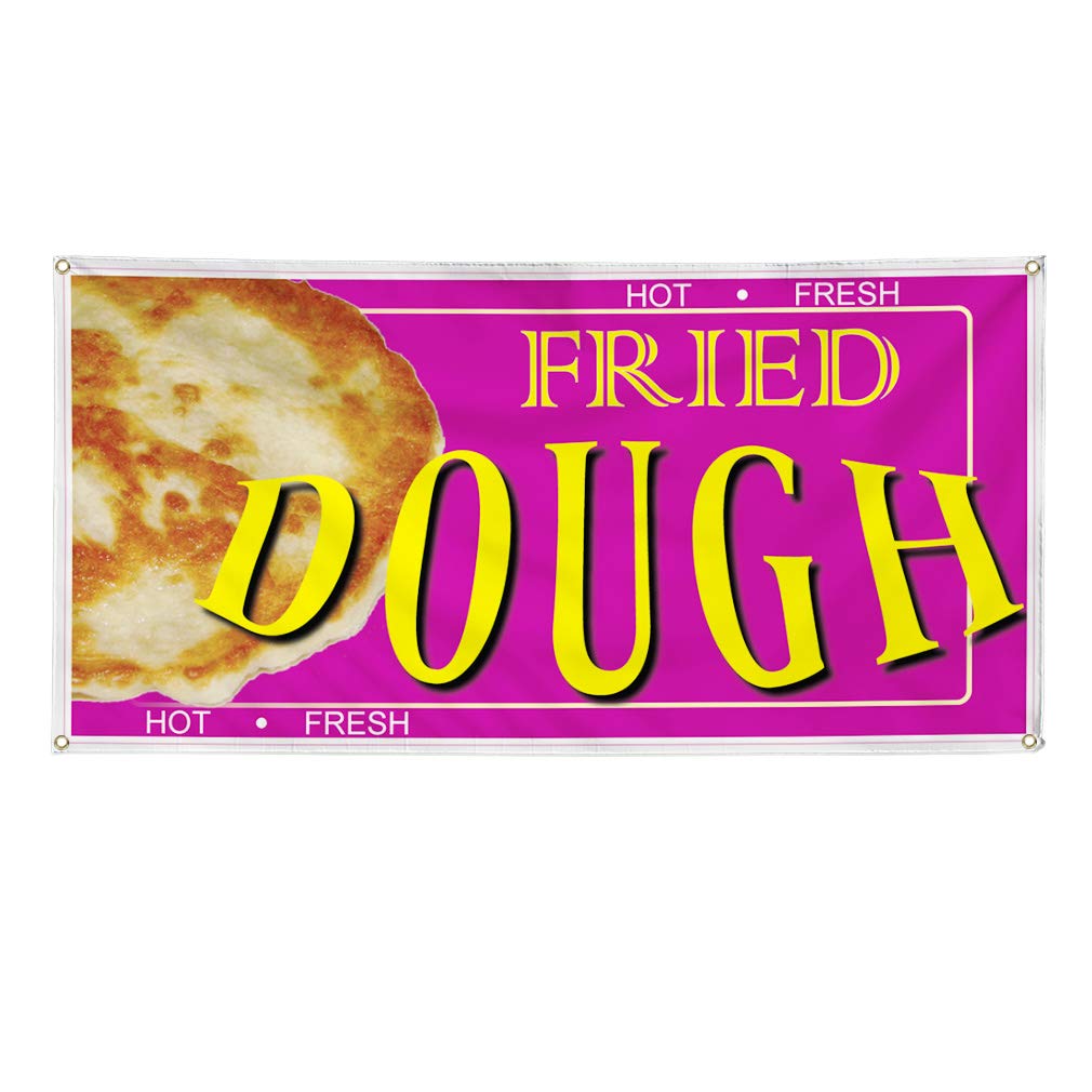 Custom Vinyl Banner for Restaurant & Cafe - Weatherproof Outdoor Sign with 6 Grommets (36x72 Inches) - Perfect for Doughnut Shops, Bars & Food Businesses