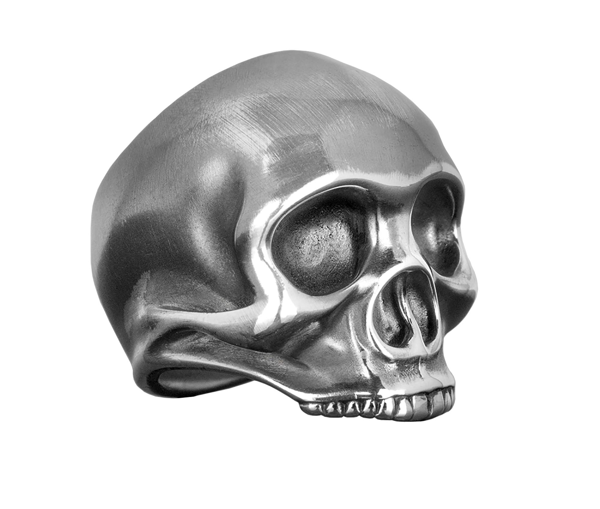 JIMI - Handcrafted Sterling Silver Skull Ring Inspired by Jimi Hendrix | Gothic Jewelry for Men & Women | Perfect for Rock Concerts, Music Festivals & Biker Events
