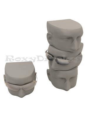 4-Pack Male Mannequin Head Display Stand for Glasses & Eyewear - Perfect for Retail Stores, Opticians & Eyewear Showcases