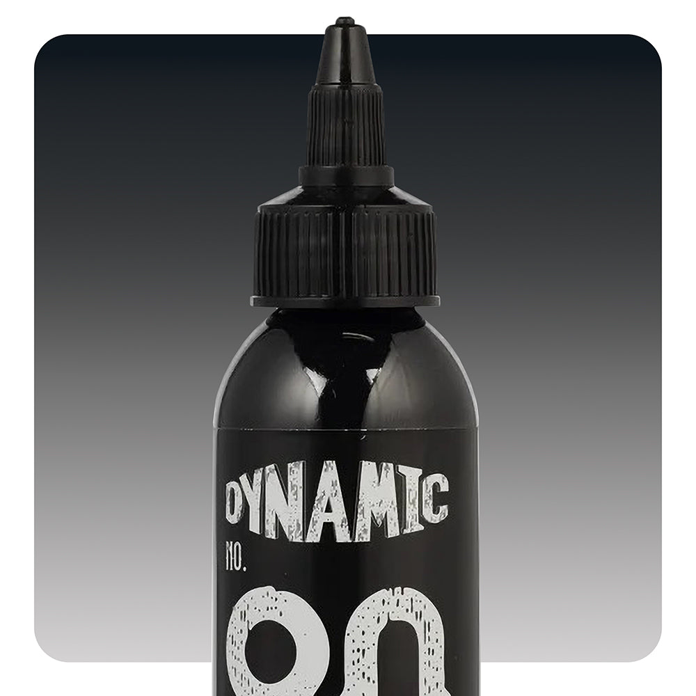 Premium Dynamic Greywash #80 Tattoo Ink - Professional Tattoo Artist Supplies for Realism & Shading - Choose Your Size (1oz/4oz/8oz) - Perfect for Black & Grey Tattoos, Portrait Work, and Fine Detail Shading