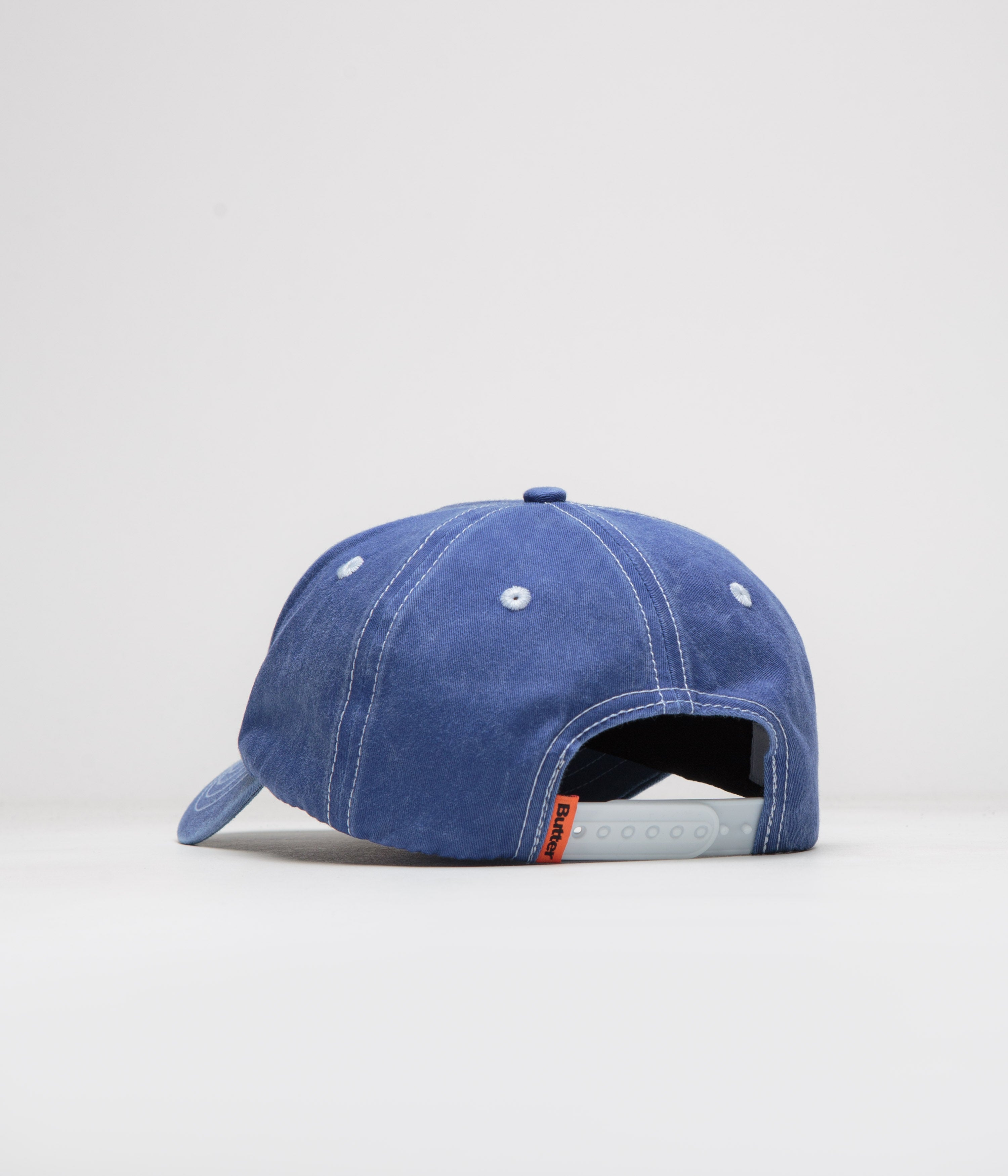 Butter Goods Jive Pinch Front Cap - Ocean Blue Adjustable Dad Hat for Men & Women - Perfect for Outdoor Activities, Sports, and Casual Wear