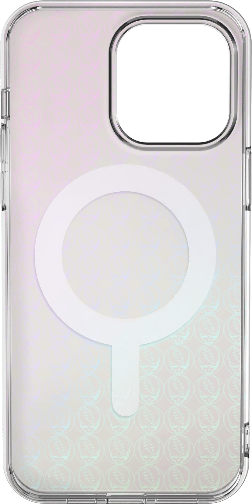 Casely iPhone 12 Pro Max Case - Rainbow Ripple Holographic Grateful Dead Design | Protective Phone Cover for iPhone 12 Pro Max | Perfect for Music Lovers & Festival Goers