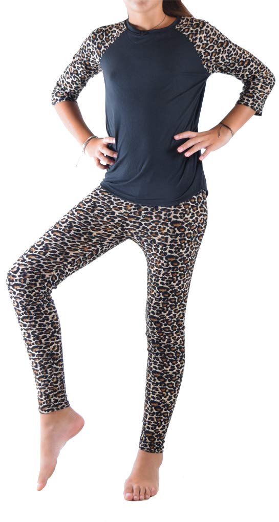 Dinamit Girls Printed Leggings - Stretchy Comfortable Jeggings for Teens & Kids - Perfect for School, Play & Casual Wear