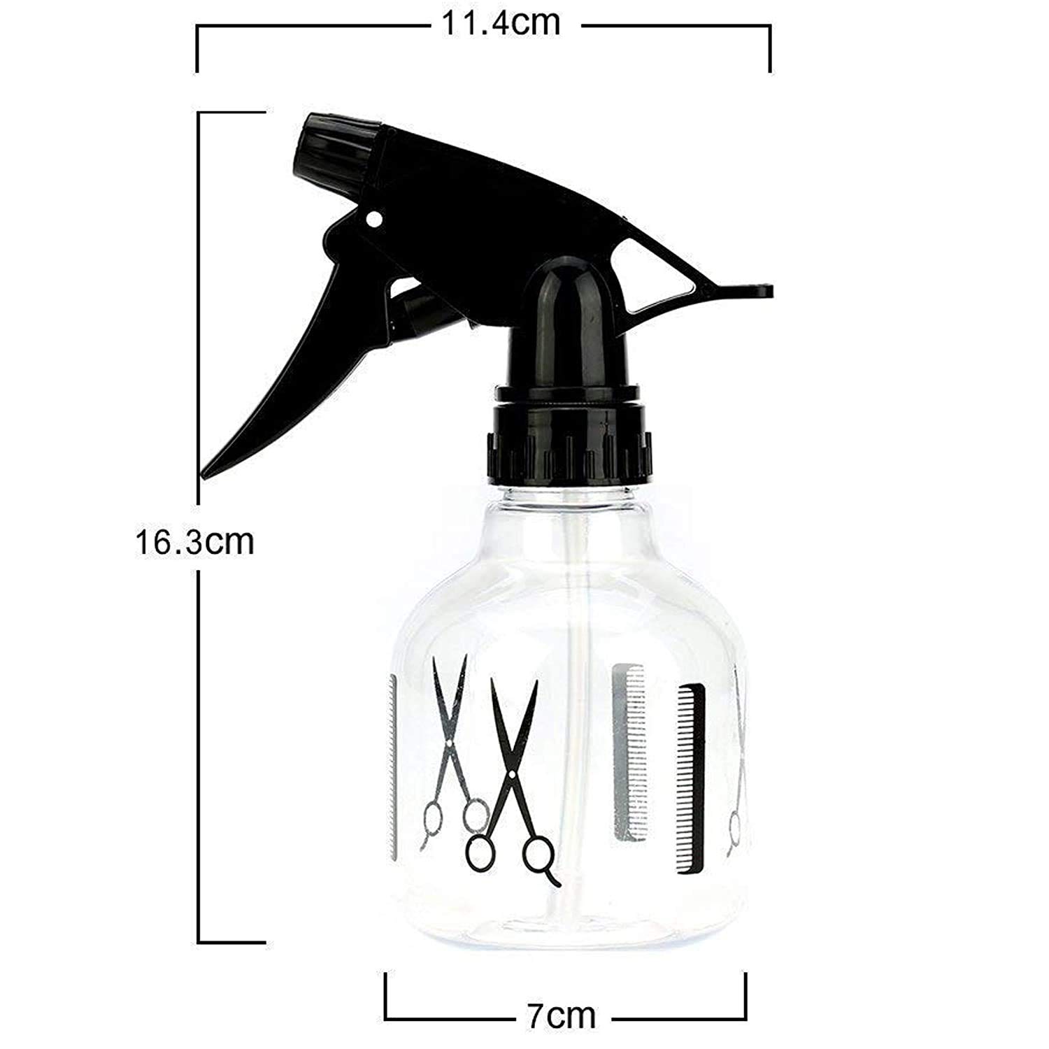 Premium 3-Pack Professional Empty Spray Bottles for Hair Styling, Facial Misting & Home Cleaning - BPA-Free Refillable Fine Mist Sprayer for Salon, Travel & DIY Projects