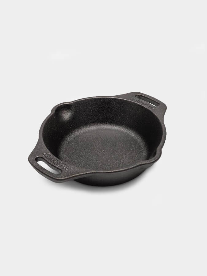 Petromax Cast Iron Fire Skillet with Dual Handles - Perfect for Camping, Outdoor Cooking & Grilling Over Open Flame