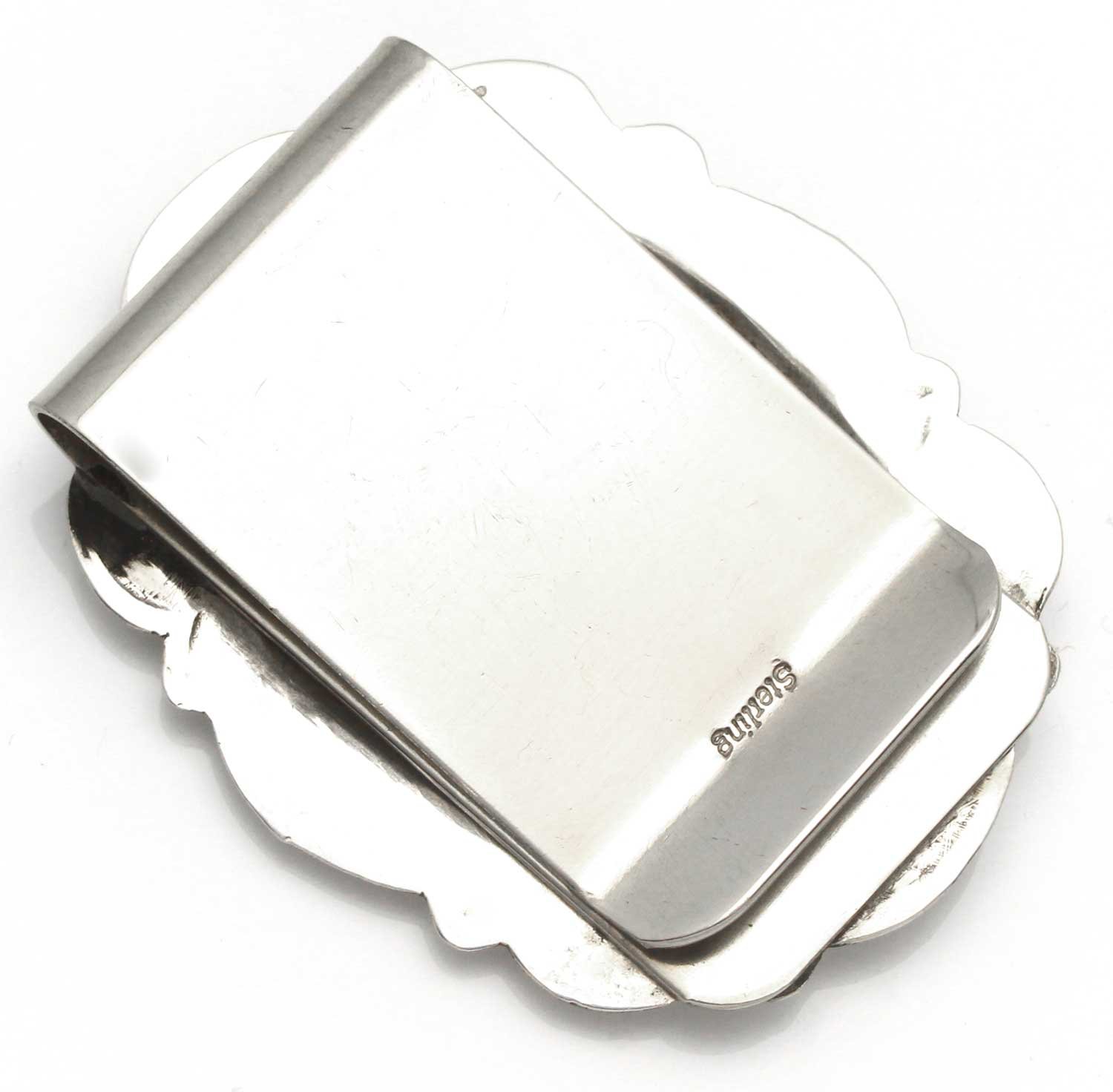 Elegant Oval Sterling Silver Money Clip by Blackgoat – Perfect for Cash, Credit Cards & Business Gifts | Premium Money Holder for Men & Women
