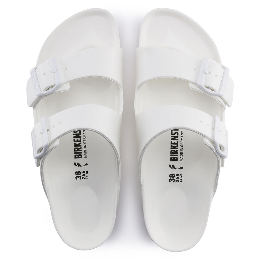 Arizona Women's Comfortable EVA Sandals - Lightweight & Cushioned White Beach Sandals for Summer, Pool, and Vacation Wear