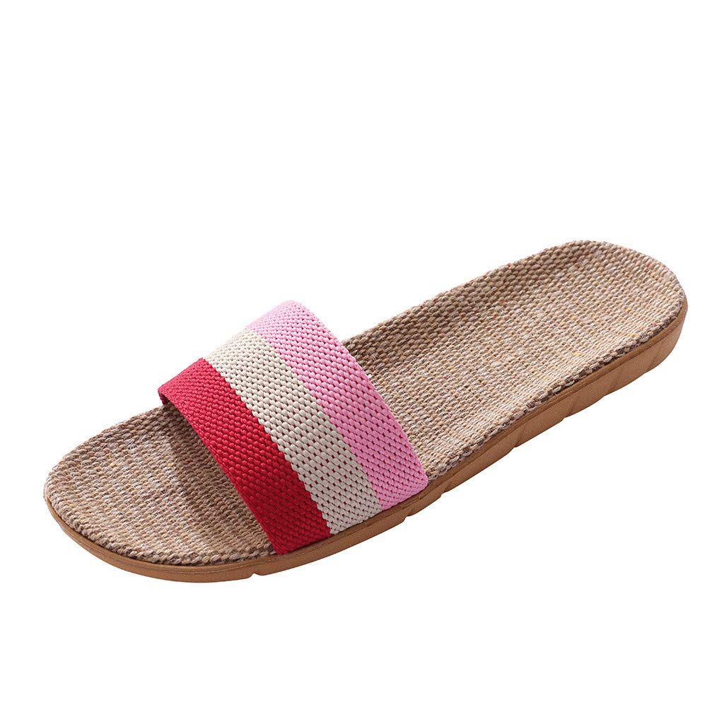 Comfortable Women's Slippers Slides - Soft Hard Sole Indoor/Outdoor House Shoes for Women - Perfect for Beach, Home & Casual Wear - Size 8.5 - Fashionable & Durable Footwear for Relaxing & Lounging