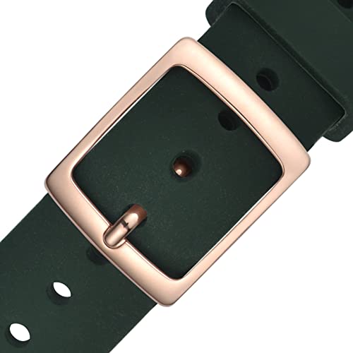 Dark Green/Rose Gold Buckle