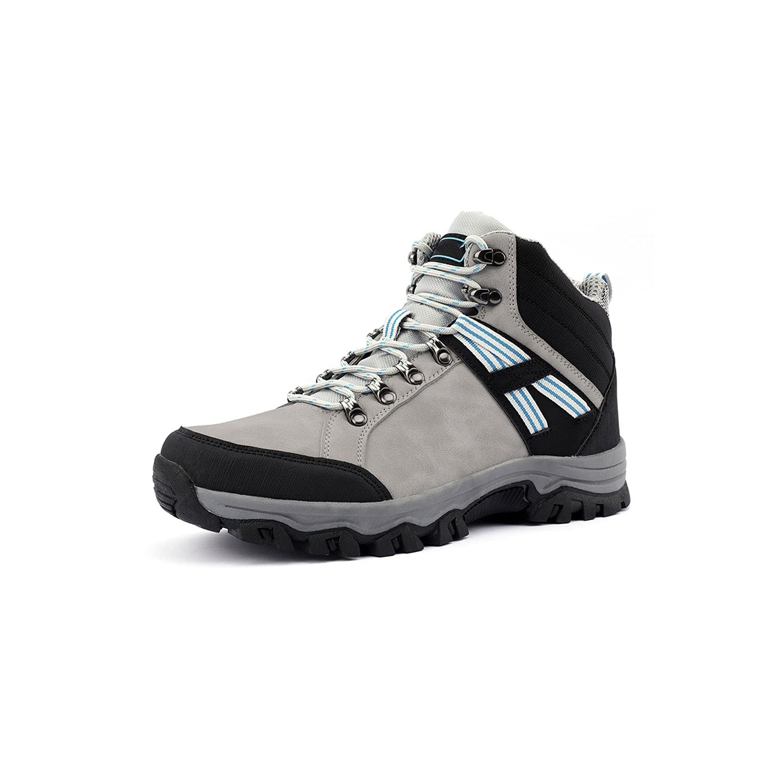 **GAGC Men's Leather Boots - Breathable Waterproof Work & Hiking Shoes - Light Gray Size 11 - Durable Outdoor Safety Boots for Work, Casual & Adventure**    *(Ideal for Construction, Hiking, Outdoor Activities & Everyday Wear)*