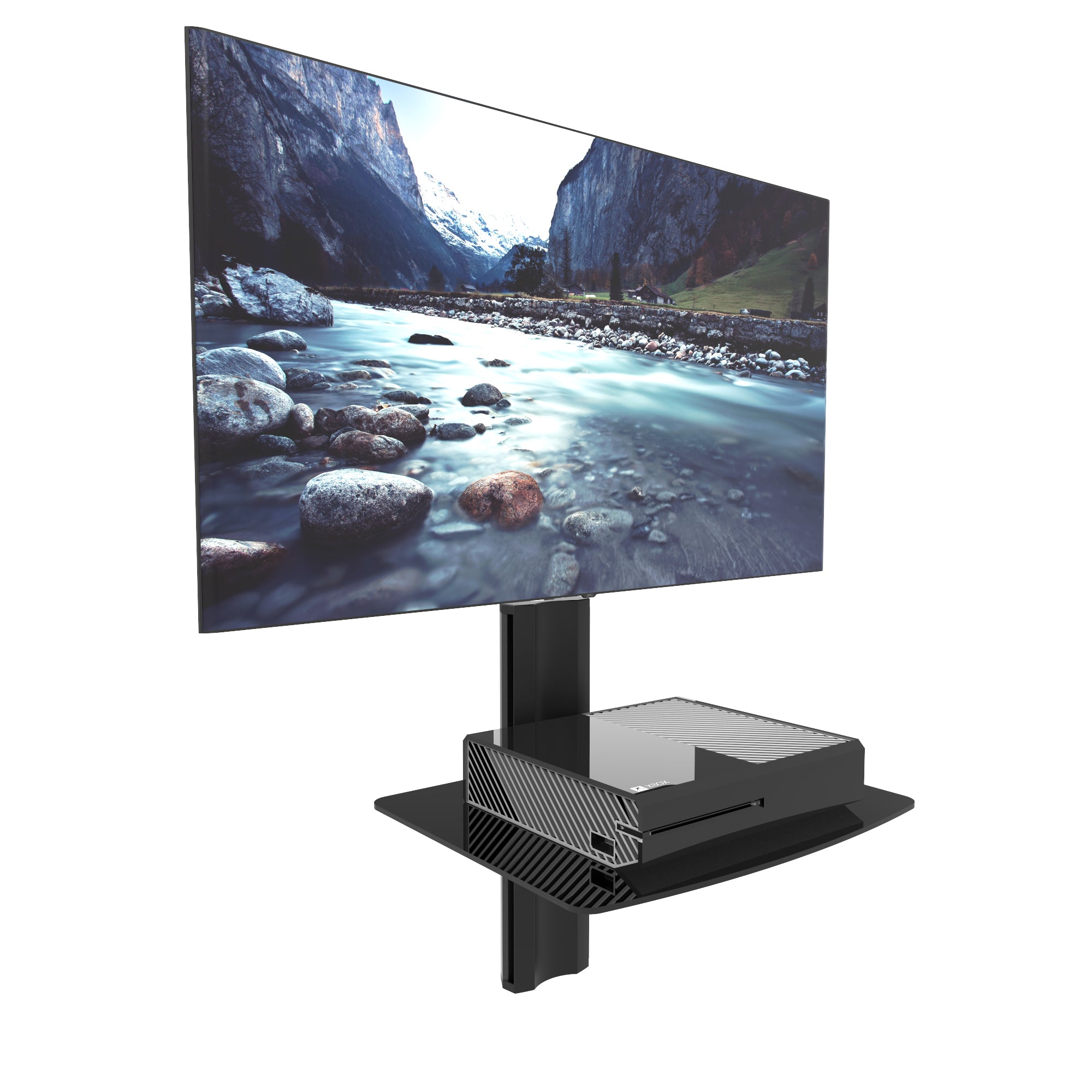 Kanto AVT1 Wall Mounted AV Shelf - Premium Floating Media Shelf for TV, Soundbar, Gaming Console & Home Theater Setup