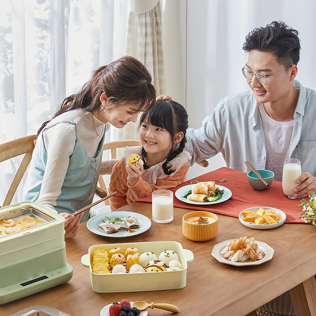 Electric Rice Noodle Steamer Machine - Automatic Food Steamer for Home, Breakfast & Asian Cuisine | Perfect for Quick Meals, Healthy Cooking & Small Kitchen Spaces