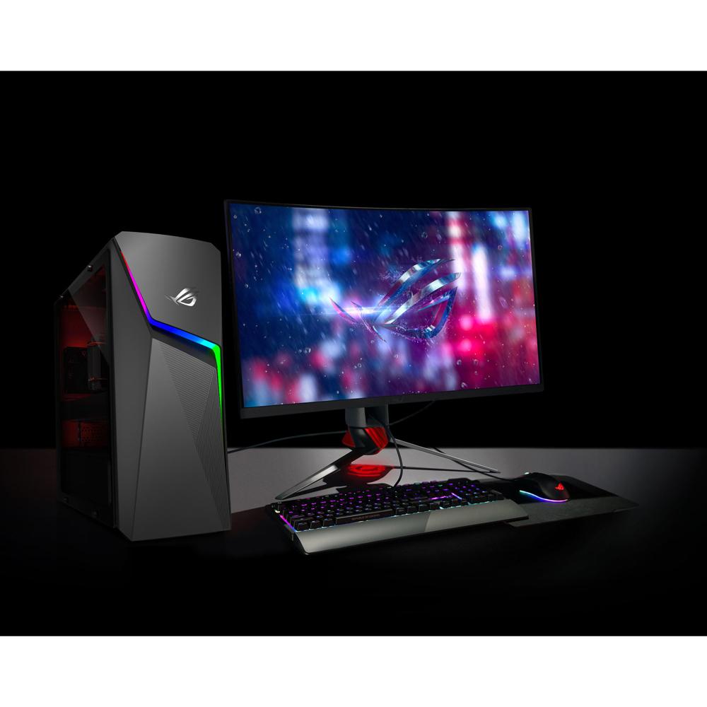 ASUS ROG GL10DH Gaming Desktop PC - AMD Ryzen 5 3400G Processor, 8GB RAM, 512GB SSD, Windows 10 | Powerful Gaming Computer for Esports, Streaming & Content Creation | Perfect for Home Office & Gaming Setup
