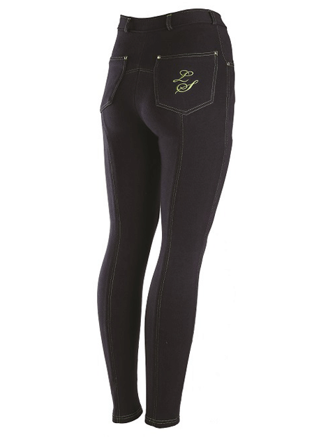 Kids' Legacy Contrast Stitch Jodhpurs - Stylish Equestrian Riding Pants for Boys & Girls | Perfect for Horseback Riding Lessons & Competitions