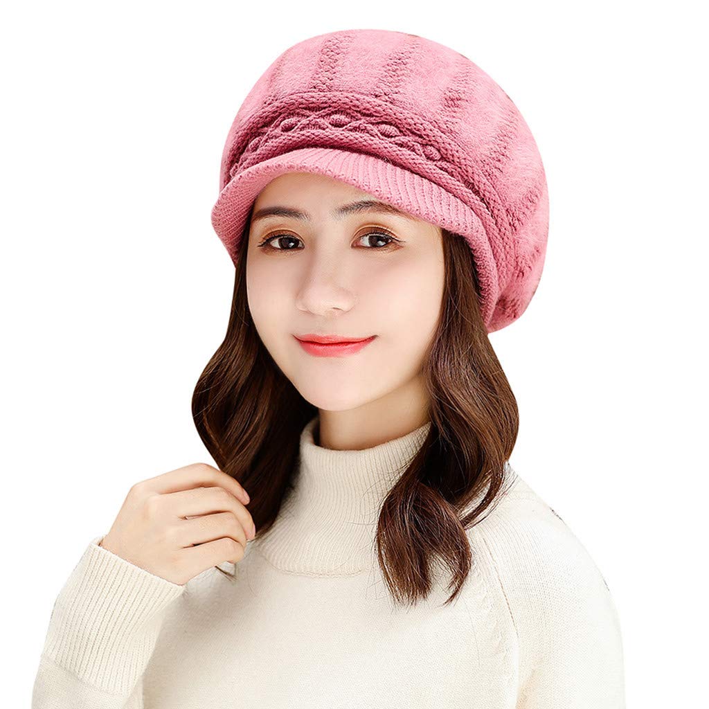 Stylish SicongHT Newsboy Cabbie Cap for Women - Fashionable Beret Winter Hat with Visor - Perfect Gift for Ladies (Great for Winter Outfits, Daily Wear & Special Occasions)