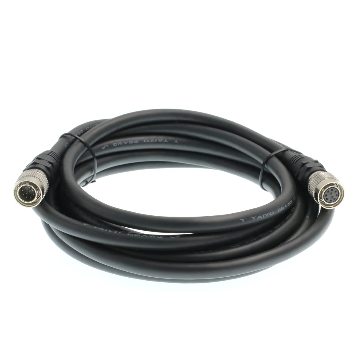 DRRI High Flex Hirose 10Pin Male to 10Pin Female RCP OCP ROP Remote Control Panel Cable - Compatible with Panasonic Cameras & CCU - Perfect for Studio, Broadcast & Field Production
