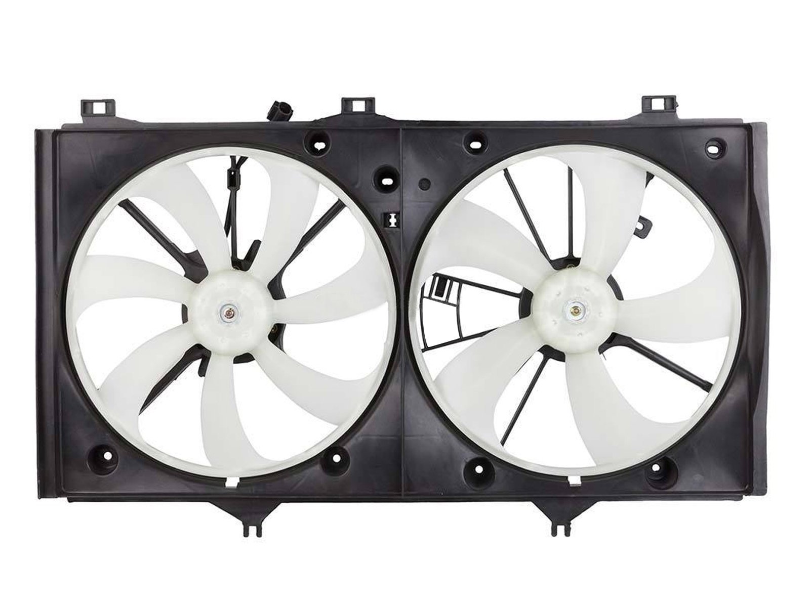 Dual Radiator and Condenser Fan Assembly Replacement for 2007-2009 Toyota Camry 2.4L - Perfect for Cooling System Repair & Engine Overheating Prevention