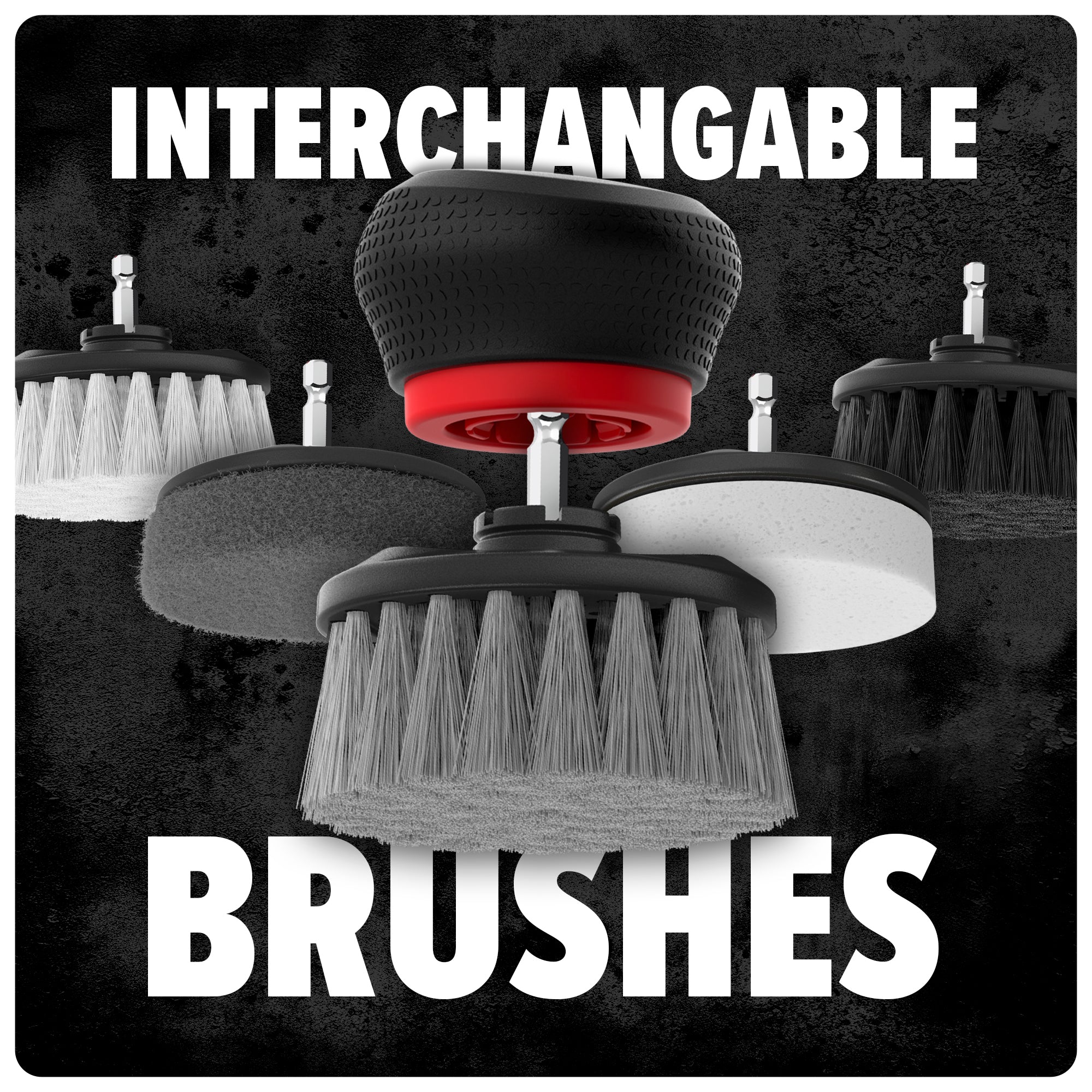 Ultimate Scrubber Bundle - Heavy Duty Cleaning Brushes for Kitchen, Bathroom & Outdoor Use - Perfect for Pots, Pans, Tiles & Grout Cleaning