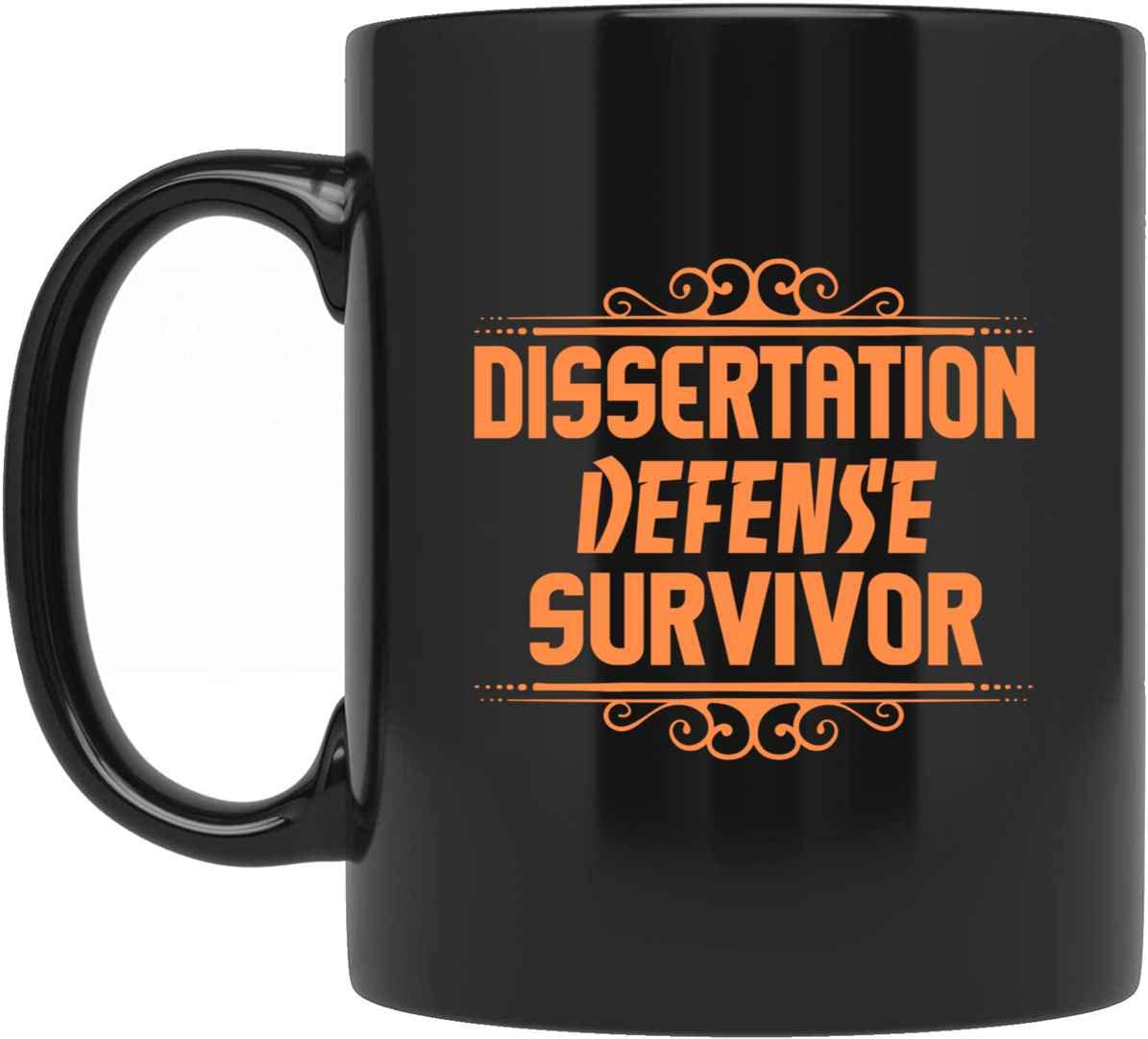 Funny PhD Graduation Coffee Mug - Dissertation Doctorate Gift for Graduates, Doctoral Party Humor - Perfect for Coffee Breaks & Academic Celebrations