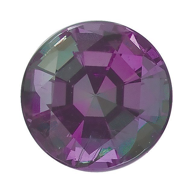 14K Gold 0.24 CTW Round Alexandrite Two Stone Ring for Women - Elegant Birthstone Jewelry Gift for Anniversary, Engagement or Special Occasions